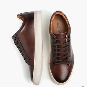 Brown Leather Women’s Sneakers